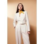 product_image_name-Defacto-Woman Regular Fit Blazer - Ecru-1