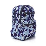 Activ Zipper Closure Patterned Backpack - Navy Blue & White - image 2