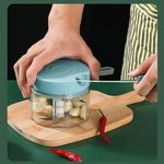 product_image_name-Generic-Manual Mini Food Chopper & Dicer – Multipurpose Hand Food Processor – Pink-2