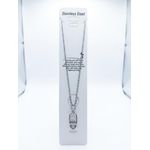 product_image_name-Generic-قلادة فضية معدن مع دلاية شكل قفل-4