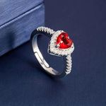 product_image_name-Generic-خاتم قلب مفتوح قابل للتعديل باللون الأحمر + علبة على شكل قلب للنساء، مزين بكريستال الزركون، مثالي للخطوبة، عيد الزواج، وكهدية لمناسبات مختلفة، عيد الحب، وعيد الميلاد.-3