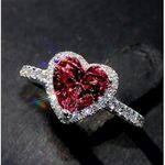 product_image_name-Generic-خاتم قلب مفتوح قابل للتعديل باللون الأحمر + علبة على شكل قلب للنساء، مزين بكريستال الزركون، مثالي للخطوبة، عيد الزواج، وكهدية لمناسبات مختلفة، عيد الحب، وعيد الميلاد.-5