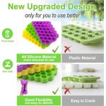 product_image_name-Generic-قالب مكعبات الثلج من السيليكون بغطاء شفاف - ألوان متعددة - قطعة واحدة-3