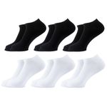 product_image_name-Sam Socks-مجموعة من 6  شراب سوكيت سادة رجالي اسود و ابيض-1