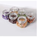 product_image_name-Generic-طقم 6 برطمانات تخزين 250 مل مع أغطية محكمة – حافظات طعام للمطبخ-3