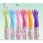 Generic Waterproof Long Sleeves Latex Gloves - 50cm - image 2