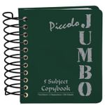 mintra Piccolo Jumbo Lined Note Book- 7.3×10cm - 200 Sheets - Dark Green