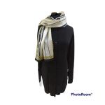 شميز حريمي طويل بأزرار مقاس كبير. لون اسود.خامه تحفه