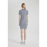 product_image_name-Defacto-فستان قصير مخطط مضلع بوديكون بياقة مستديرة-6