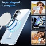 product_image_name-Generic-جراب مغناطيسي شفاف لموبايل سامسونج جالاكسي S23 FE متوافق مع ماج سيف خلفي صلب مضاد للصدمات بإطار من السيليكون ممتص S23 2023 -4