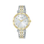 Alba ساعة يد ألبا للسيدات بفستان مع سوار من الفولاذ المقاوم للصدأ - AH7AA8X1