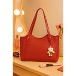 product_image_name-Generic-حقيبة يد أنيقة بتصميم عصري وملحق دب تيدي - مناسبة للاستخدام العملي واليومي - تتميز بلمسة ناعمة من الأنوثة والفخامة - داخلية فسيحة مع جيوب متعددة-2