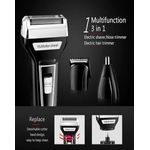 product_image_name-Kemei- km-6558 ماكينة الحلاقة الكهربائية 3 في 1 أسود-3