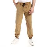 product_image_name-Kady-Velvet Pants Casual With Elastic Hem – Beige..-1