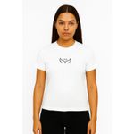 Martina Store Women's T-shirt Made Of Ribbed Cotton - White 