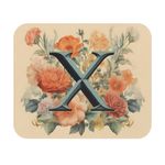 product_image_name-Generic-ماوس باد بتصميم أزهار مونوغرام - حرف X، غير قابلة للانزلاق للألعاب والمكتب-1