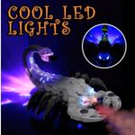 product_image_name-Generic-Mechanical Scorpion Toy – LED Light-Up Robotic Scorpion with Mist Spray, Movable Legs & Tail – Futuristic Design for Kids Age 6+ – Interactive Sci-Fi Creature – Color May Slightly Vary Due to Photography-2