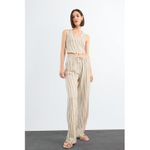 Defacto Fitted Striped Three Pocket Long Pants