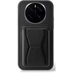 غطاء جلدي متوافق مع Magic 7 Pro، مقاوم للصدمات، لتخزين البطاقات الخلفية وغطاء جلدي PU مدمج لمظهر أنيق، قبضة مريحة (بني)