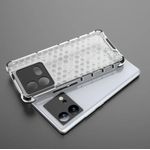 product_image_name-Generic-كفر حماية  لهاتف Vivo IQOO Neo 8 5G ، شفاف بتصميم على شكل قرص العسل وحواف سوداء لمظهر أنيق ويوفر حماية قوية.-2