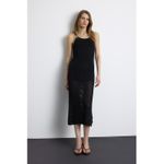 Defacto Ajurlu Halter Neck Basic Maxi Dress