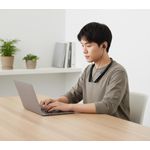 product_image_name-Ldnio-سماعة بلوتوث حول الرقبة  N01 لاسلكية 5.3 بطارية 500mAh تشغيل 50 ساعة شاشة LED رقمية ميكروفون HD للمكالمات صوت Hi-Fi ستيريو تصميم رياضي داخل الأذن للجيم والركض  -5