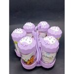 طقم توابل دوار بلاستيك 6 قطع