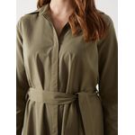 product_image_name-LC Waikiki-Waistband Poplin Shirt Dress-3