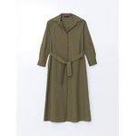 product_image_name-LC Waikiki-Waistband Poplin Shirt Dress-5