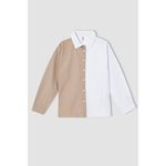 product_image_name-Defacto-Girl Regular Fit Long Sleeve Shirt - Ecru-4
