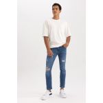 product_image_name-Defacto-Man Carlo - Skinny Fit Denim Trousers - Mid Blue-2