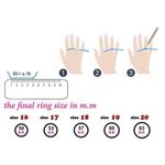 product_image_name-3Diamonds-خاتم 3 دايموندز بلاتينيوم المطلي للنساء مع حجر الزركون - فضي-2