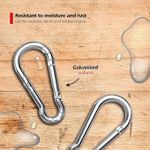 As حامل كارابينر مع برغي - 2 قطعة - مايا سيكشن