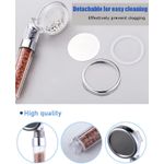 product_image_name-Generic-راس دش سبا - نموذج محمول باليد متعدد الاوضاع مع فلتر ايوني، تدفق مياه قوي عالي الضغط، ميزات توفير المياه، 3 خيارات رش للاسترخاء والاستحمام وترطيب البشرة (قطعتان)-4