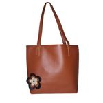 product_image_name-Generic-Women Leather Shoulder Bag Flower - Camel-3