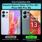 product_image_name-Generic-جراب شفاف مضاد للصدمات لموبايل شاومي ريدمي نوت 13 برو 5G / بوكو X6 بتصميم رائع عالي الجودة وحماية قصوى من تين تك - شفاف-2