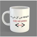 كوب قهوة بعبارة تشكور