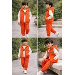 product_image_name-Generic-طقم أنيق للأولاد 3 قطع - قماش قطني ميلتون مبطن بالصوف الداخلي أعمار: 2 / 4 / 6 / 8 سنوات-1