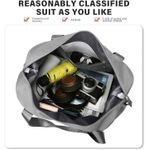 product_image_name-Generic-حقيبة السفر والتسوق القابلة للتوسيع الأكثر مبيعًا - رمادي داكن-8