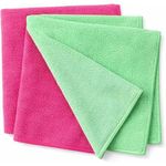 product_image_name-Generic-Professional High Quality Microfiber Cleaning Towel Set for Dusting and Polishing Ultra Absorbent Soft Surface Safe Fabric 3 Piece Pack Random Colors-5