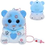 product_image_name-Generic-Plush Teddy Keychain with 10s Voice Recording-2