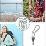 As كارابينات مع براغي (4 قطع) - مايا سيكشن