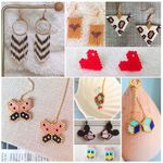 product_image_name-Generic-مجموعة خرز زجاجي متعدد الالوان مقاس 3 ملم مع اقفال لوبستر وحلقات مفتوحة-7