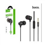 product_image_name-Hoco-Earphone With Mic Black Color-1