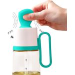 product_image_name-Generic-630ml Oil Vinegar Sauce Dispenser Bottle with Grill Brush - Oil Storage and Dispenser Container with Silicone Basting Brush, Kitchen Supplies-6