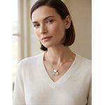 Generic Triple Stone Necklace - image 2