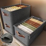 product_image_name-Generic-منظم ملابس بغطاء شفاف قابل للطى قماشية الصنع متعدد الاستخدام-5