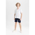 product_image_name-Defacto-شورت بيزك اولادي جبردين قصة عادية-7