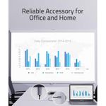 product_image_name-Generic-كابل سينتيك ثاندربولت 3 USB نوع C إلى HDMI بدقة 4K وسرعة استجابة 30 هرتز متوافق مع ماك بوك برو وماك بوك اير واي باد برو وسامسونج جالاكسي وديل اكس بي اس وغيرها، طول 0.9 م-2