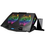 product_image_name-Standard-حامل تبريد لأجهزة الكمبيوتر المحمولة المخصصة للألعاب ICE07 مع حامل للهاتف المحمول-2